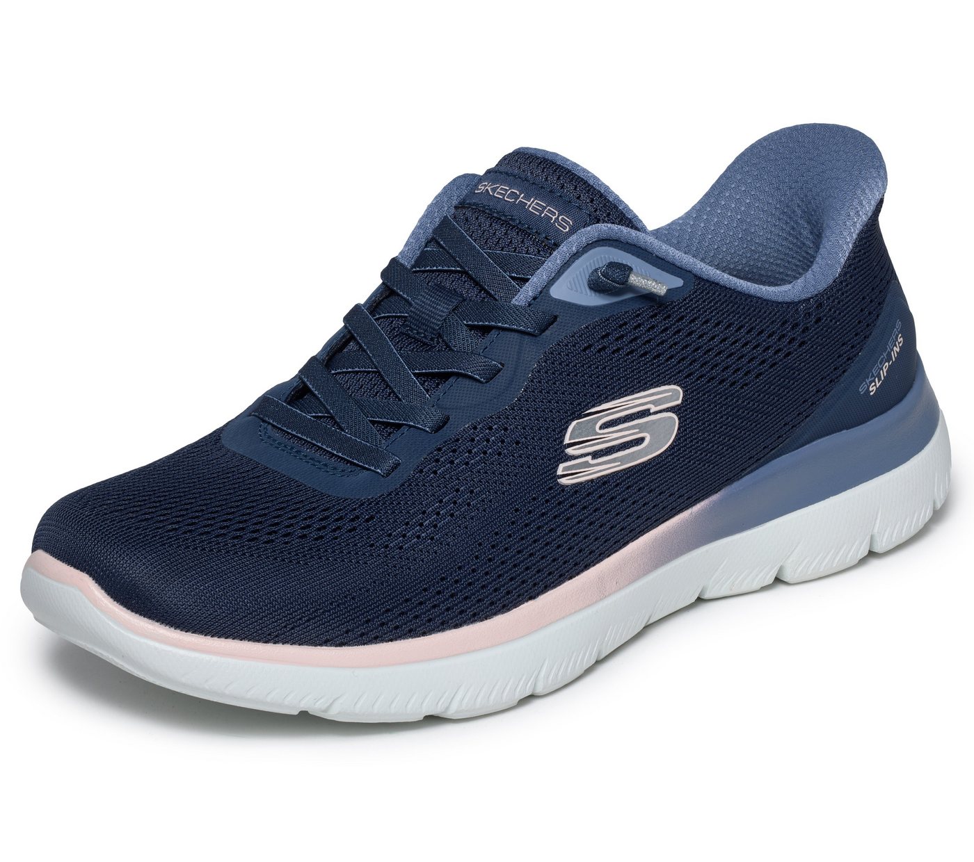 Skechers SUMMITS Slip-On Sneaker Schlupfschuh, Halbschuh, Freizeitschuh, mit Slip Ins