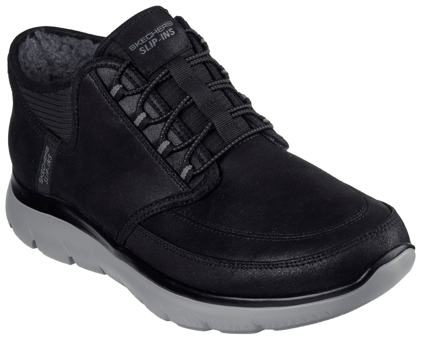Skechers SUMMITS Slip-On Sneaker, Schnürboots, Mid Cut Sneaker mit Hands Free Slip-Ins™