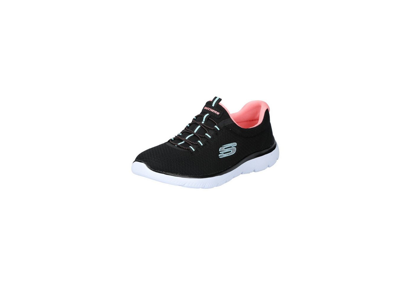 Skechers SUMMITS Sneaker (schwarz/rosa)