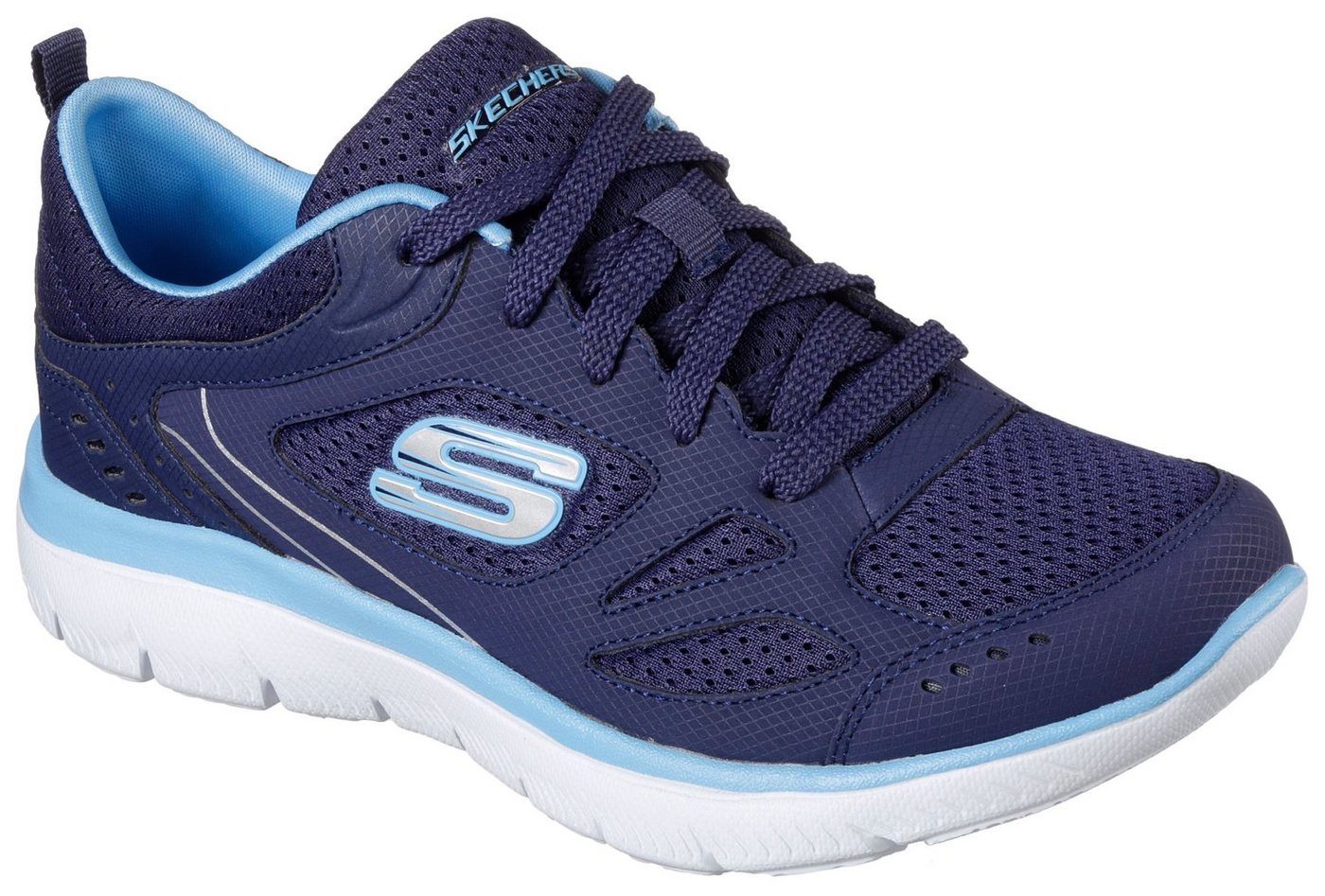 Skechers SUMMITS-SUITED Sneaker Freizeitschuh, Trainingsschuh, Schnürschuh mit weicher Polsterung