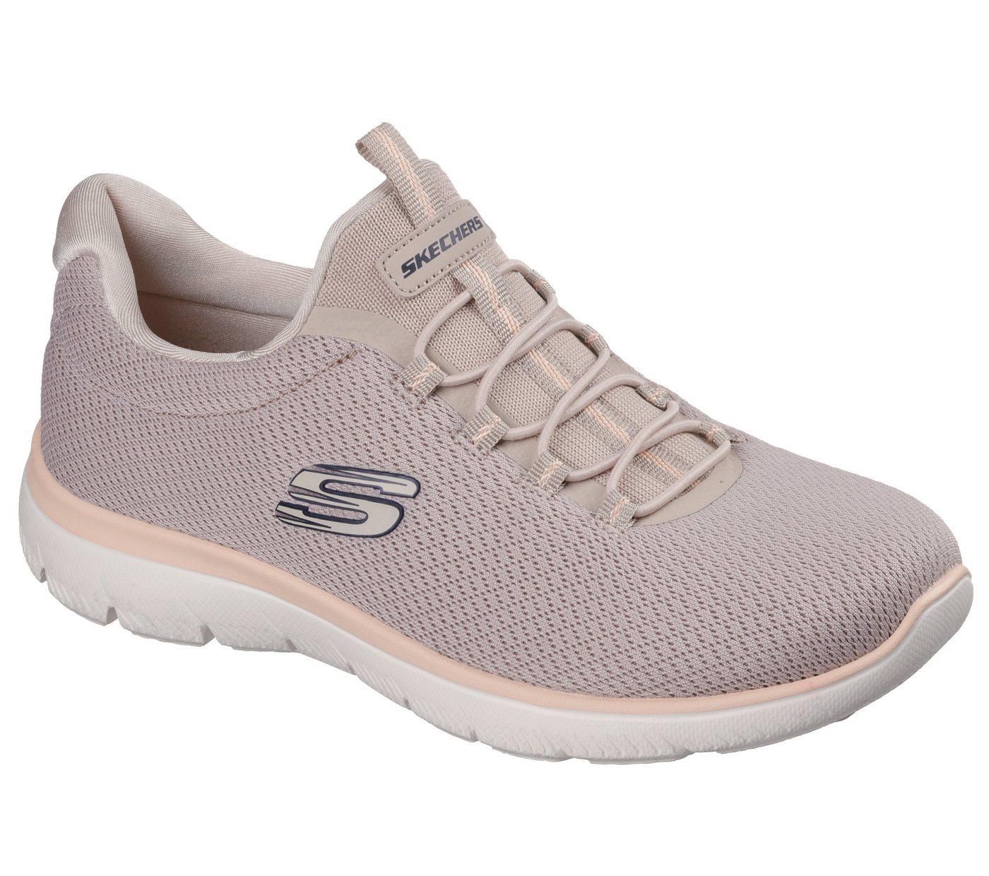 Skechers SUMMITS-SUMMER BLUSH Slip-On Sneaker Arbeitsschuh, Freizeitschuh, Slipper mit Memory Foam (braun)