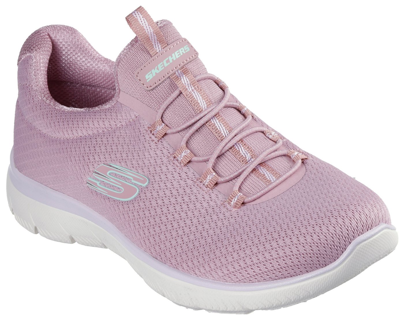 Skechers SUMMITS-SUMMER BLUSH Slip-On Sneaker, Schnürschuh, Slipper, Sneaker mit Memory Foam