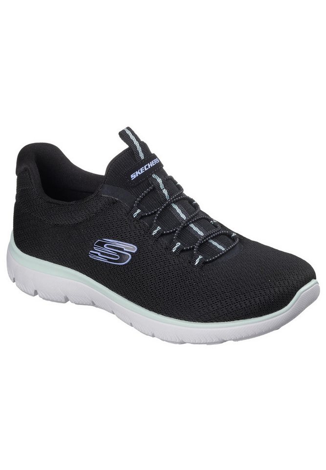 Skechers SUMMITS SUMMER BLUSH Sneaker (schwarz)