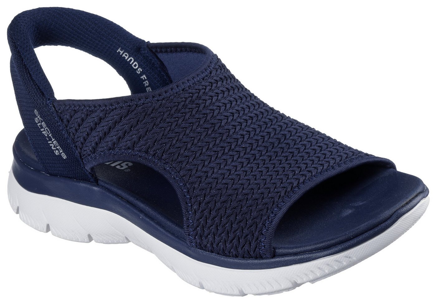Skechers SUMMITS-SWEETLY EVOLVED Sandale Sportsandale, Trekkingsandale mit Slip-In Funktion (blau)