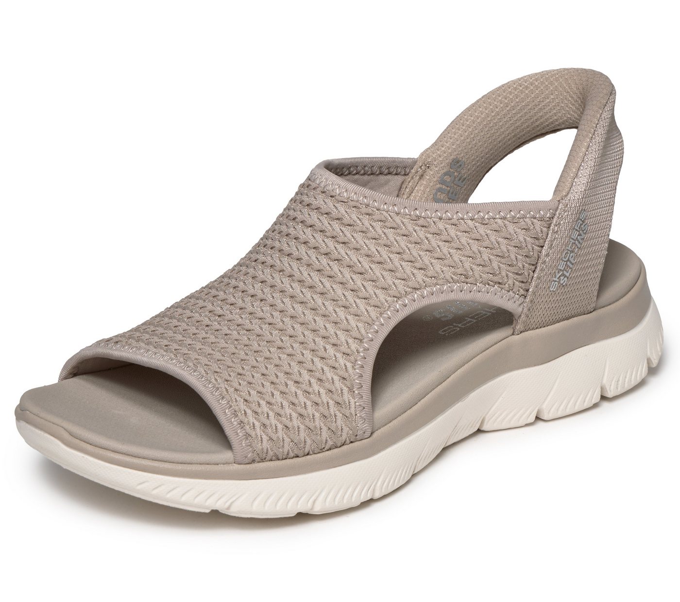Skechers SUMMITS-SWEETLY EVOLVED Sandale Sportsandale, Trekkingsandale mit Slip-In Funktion (braun)