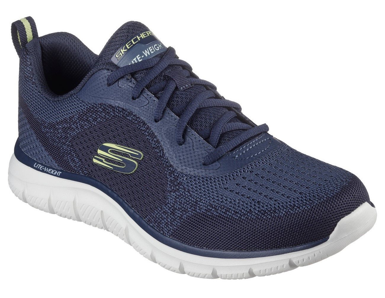 Skechers TRACK-GLENDOR Sneaker Trainingsschuh, Schnürschuh, Freizeitschuh mit Memory Foam