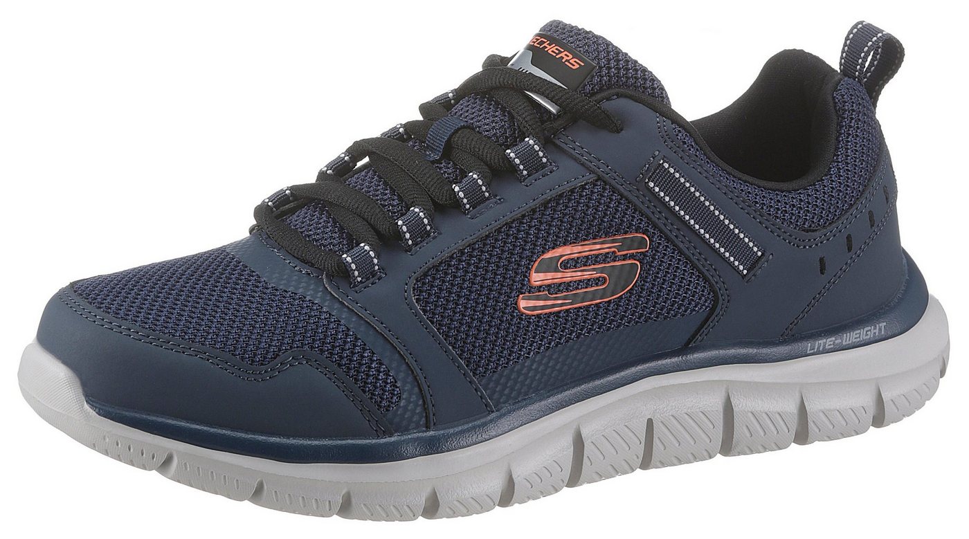 Skechers TRACK-KNOCKHILL Sneaker mit gepolsterter Innensohle, Freizeitschuh, Halbschuh, Schnürschuh