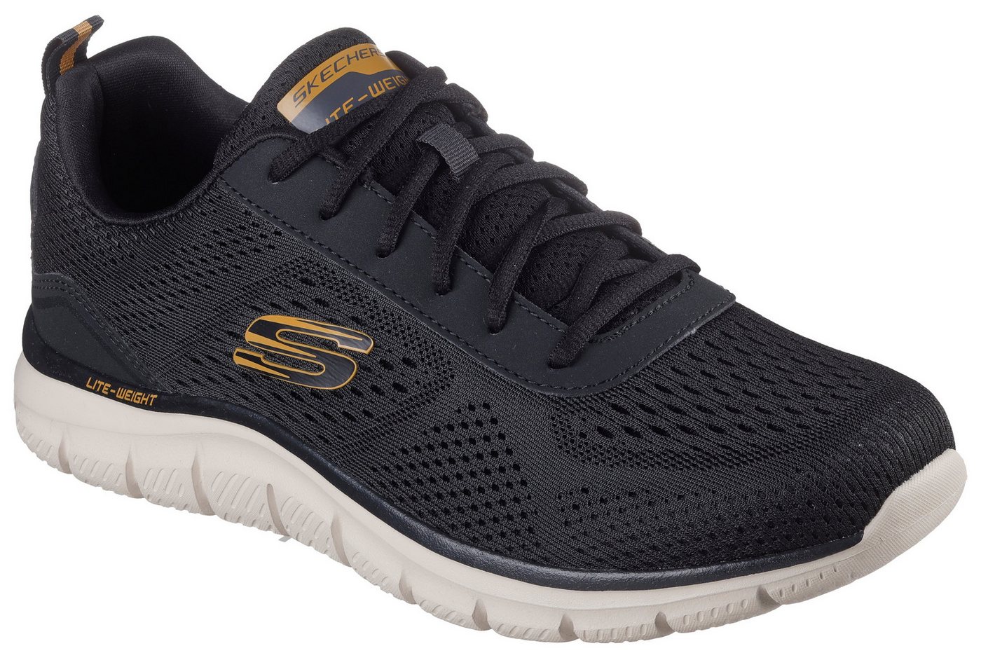 Skechers TRACK-LESHUR Schnürschuh Freizeitschuh, Trainingsschuh im Materialmix