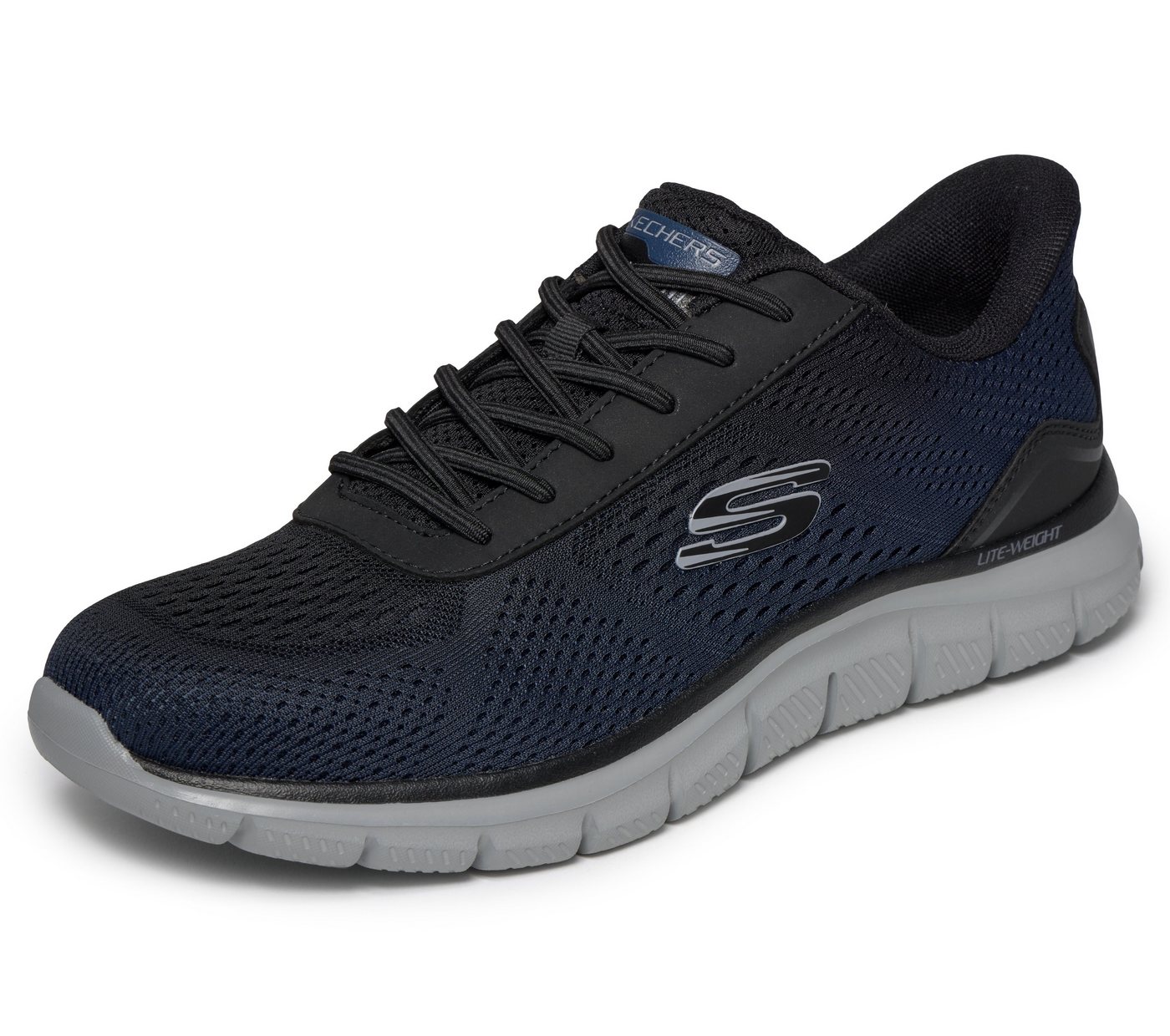 Skechers TRACK Slip-On Sneaker Schlupfschuh, Freizeitschuh, Sportschuh mit Memory Foam
