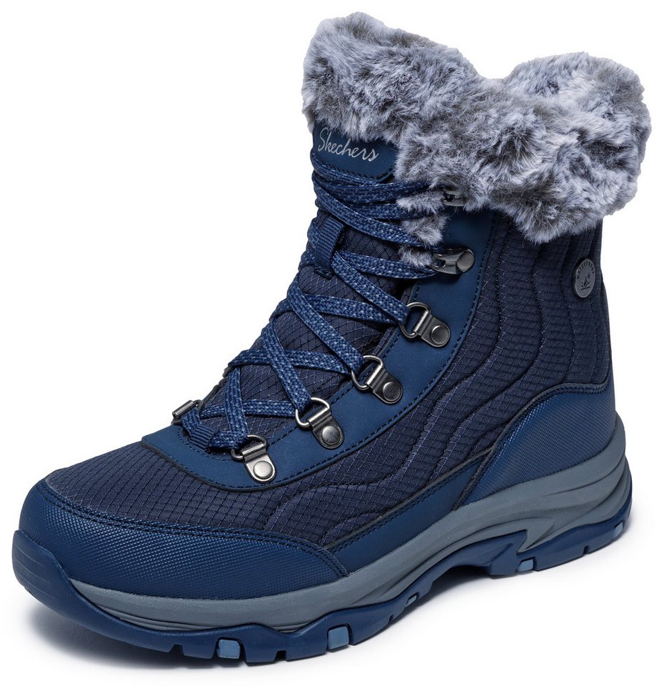 Skechers TREGO-STORMIE Winterboots Snowboots, Schnürstiefel mit rutschhemmender Laufsohle