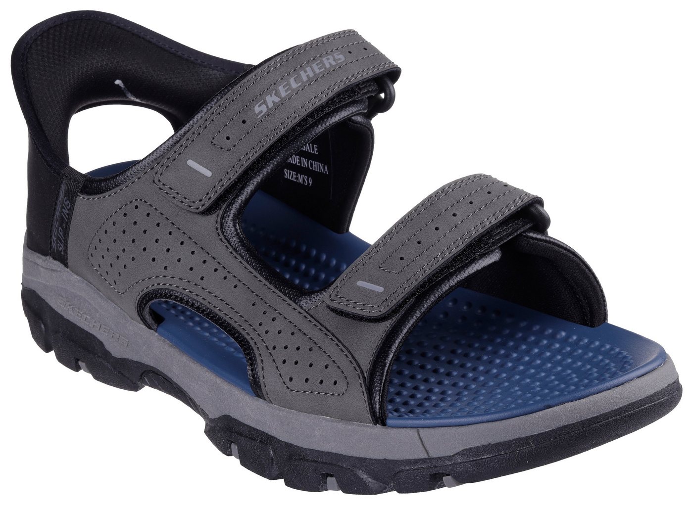 Skechers TRESMEN-REECE Outdoorsandale, Trekking Sandale, Outdoorschuh mit Heel Pillow Funktion
