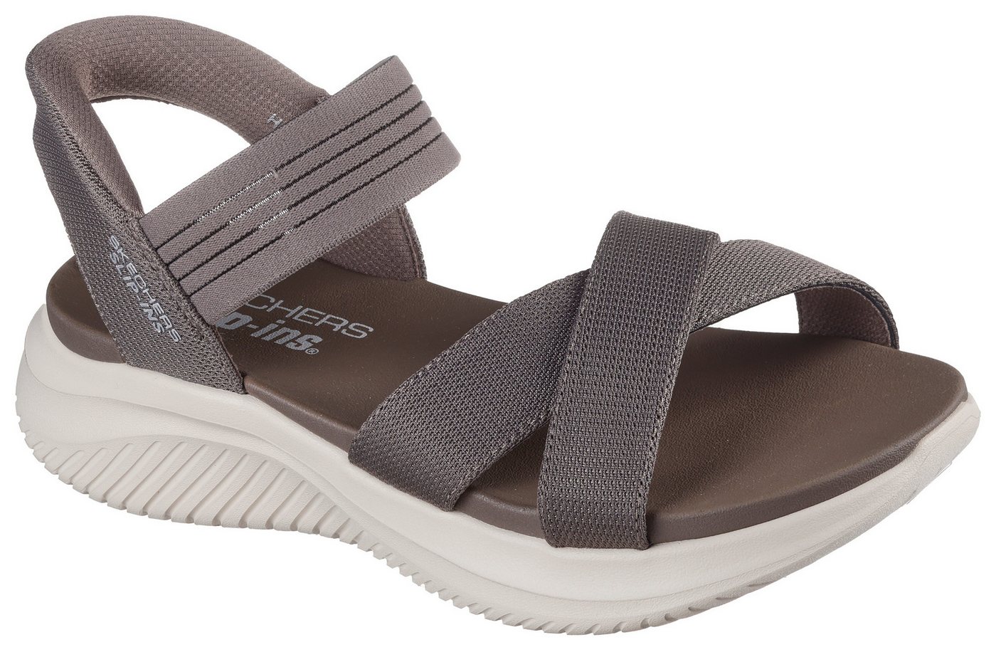 Skechers ULTRA FLEX 3.0-NEVER BETTER Sandale Freizeitschuh, Sandale mit Slip-In Funktion (beige)
