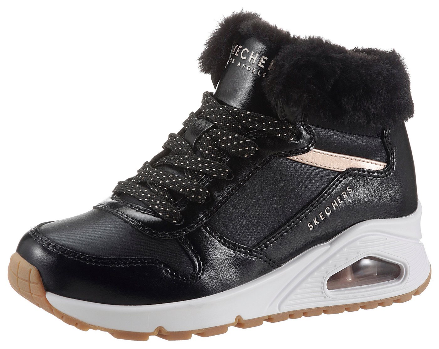 Skechers UNO-COZY ON AIR Schnürboots mit Air-Cooled Memory Foam