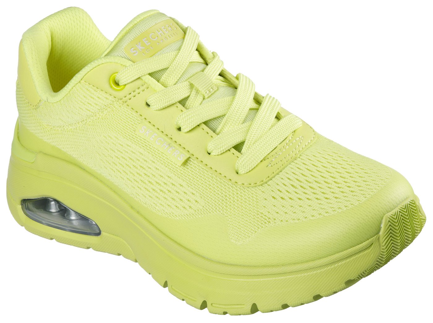 Skechers UNO FLEX-UNO FRESH ONE Sneaker, Neon Schuh, Sneaker, Keilsneaker mit Plateausohle (gelb)