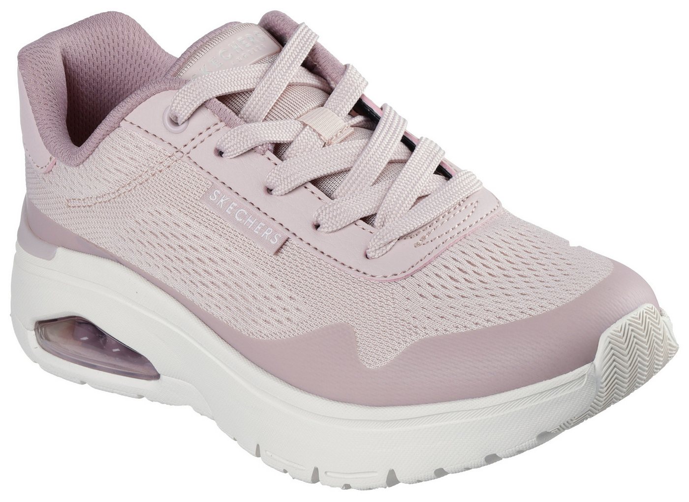 Skechers UNO FLEX-UNO FRESH ONE Sneaker, Neon Schuh, Sneaker, Keilsneaker mit Plateausohle (mauve)