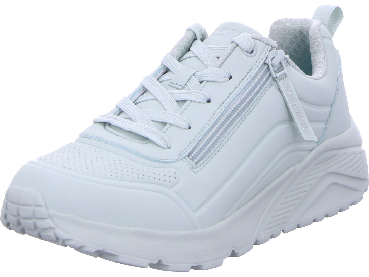 Skechers Uno Lite - EASY ZIP Sneaker Maschinenwaschbar (grün)