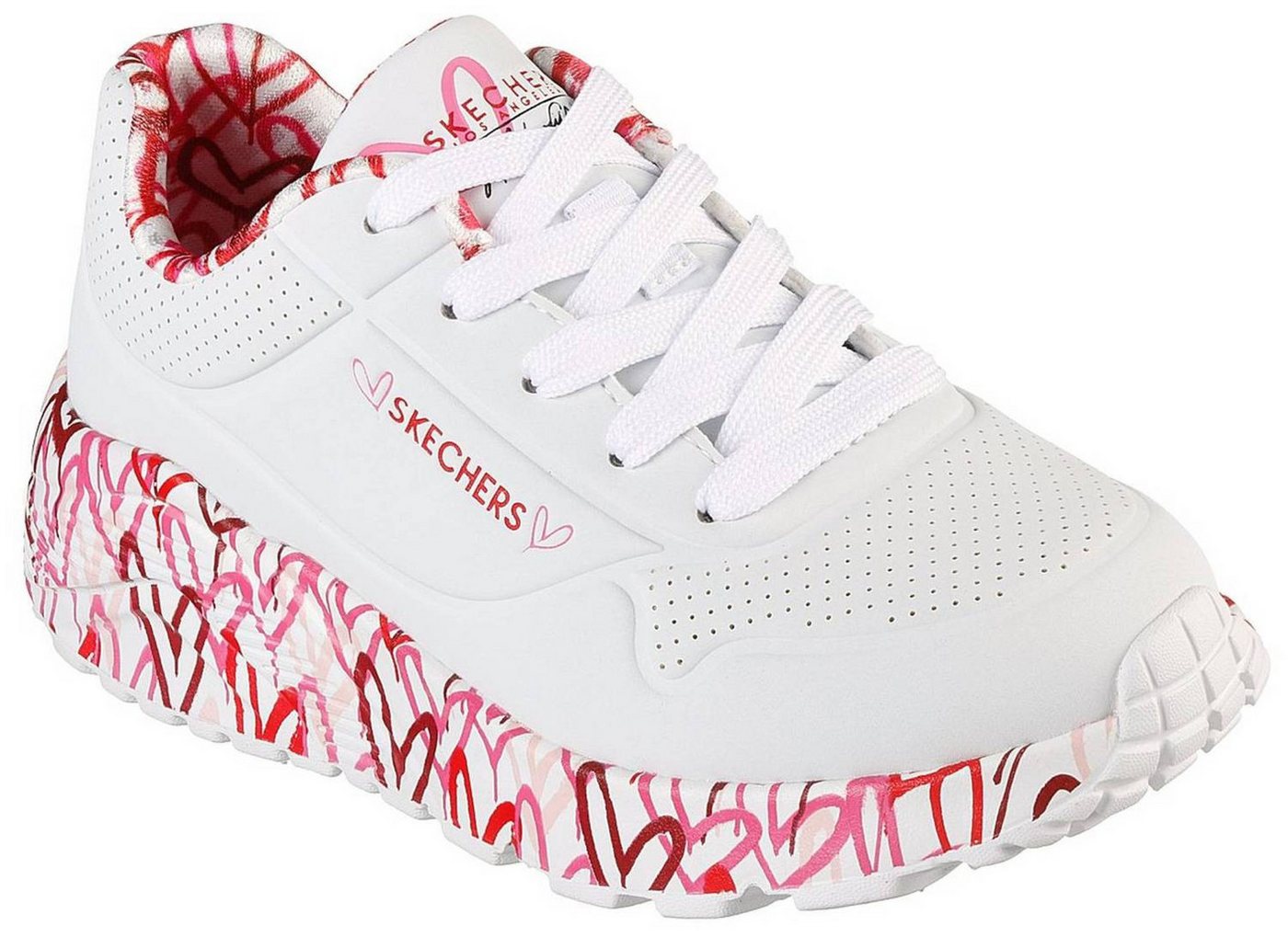 Skechers Uno Lite Lovely Luv Weiß WMLT Sneaker