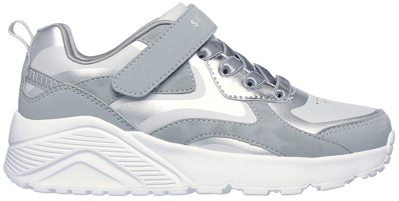 Skechers Uno Lite Metallic Burst Grau GYSL Sneaker
