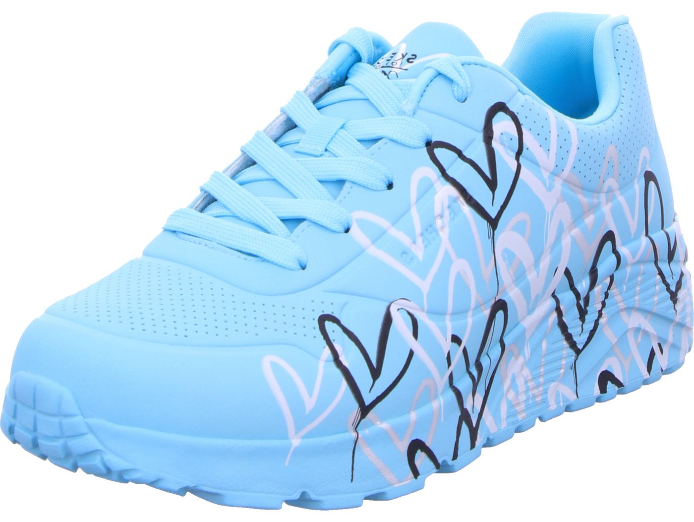 Skechers Uno Lite - METALLIC LOVE Sneaker (blau)