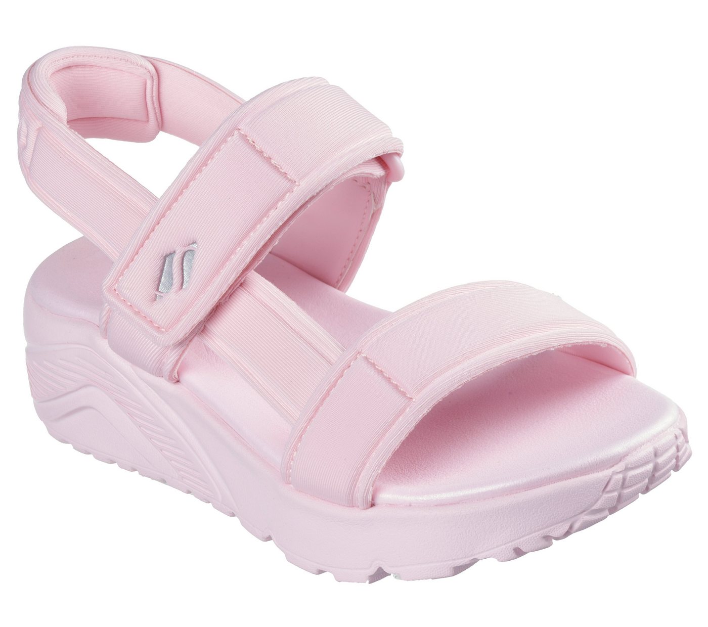 Skechers UNO LITE SANDAL-SUNNY STAND Sandale Sommerschuh mit Plateausohle, Größenschablone zum Download (rosa)