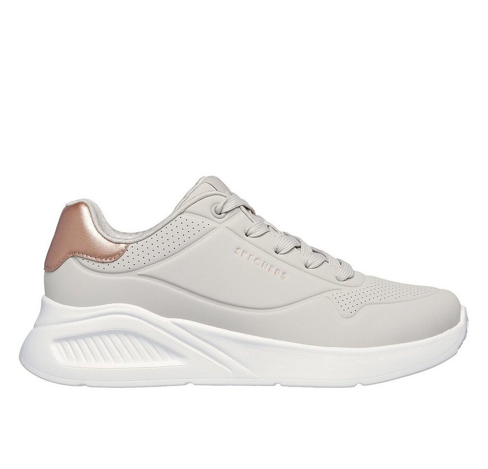Skechers - UNO LITE SHIMMER ALONG - Beige Schnürschuh