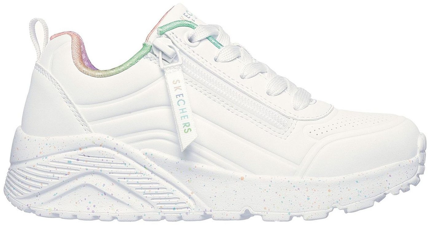 Skechers Uno Lite Vivid Splash Weiß WMLT Sneaker