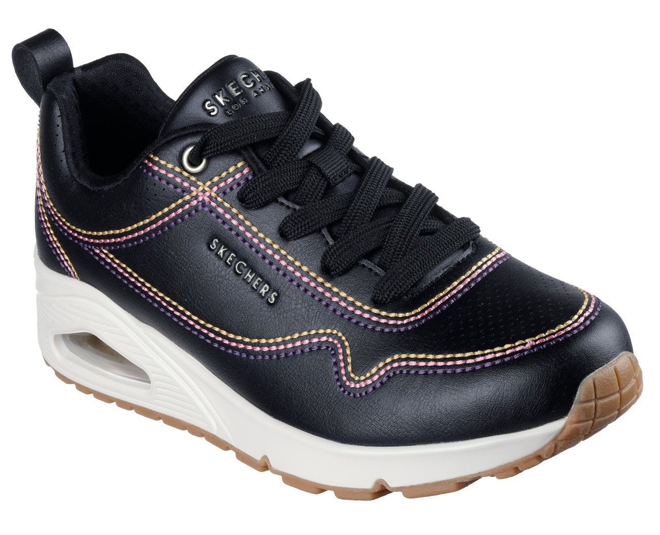 Skechers UNO-LUXURIOUS STITCHES Sneaker, Keilsneaker, Plateausneaker mit Skech-Air Funktion