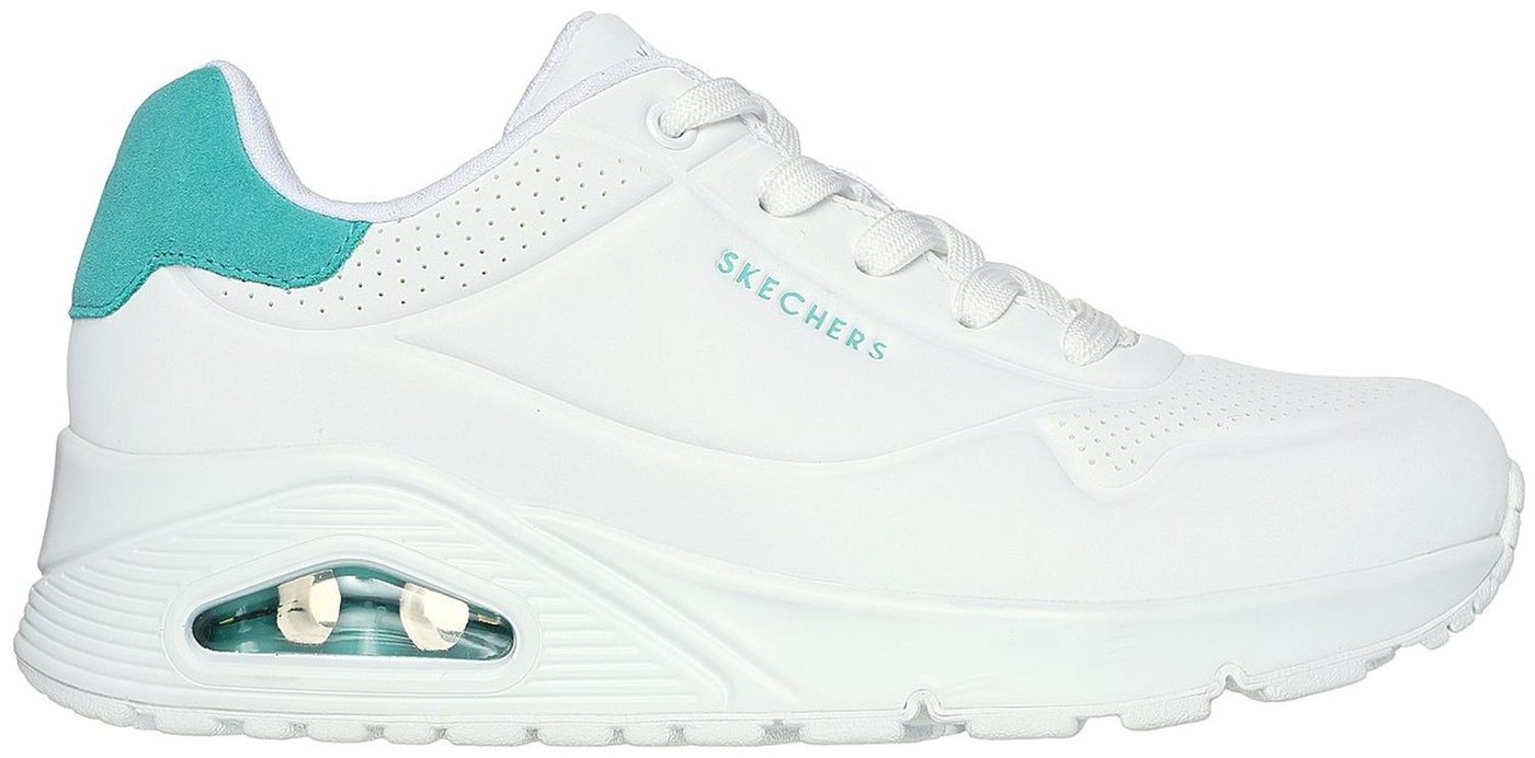 Skechers Uno Pop Back Weiß WMNT Sneaker