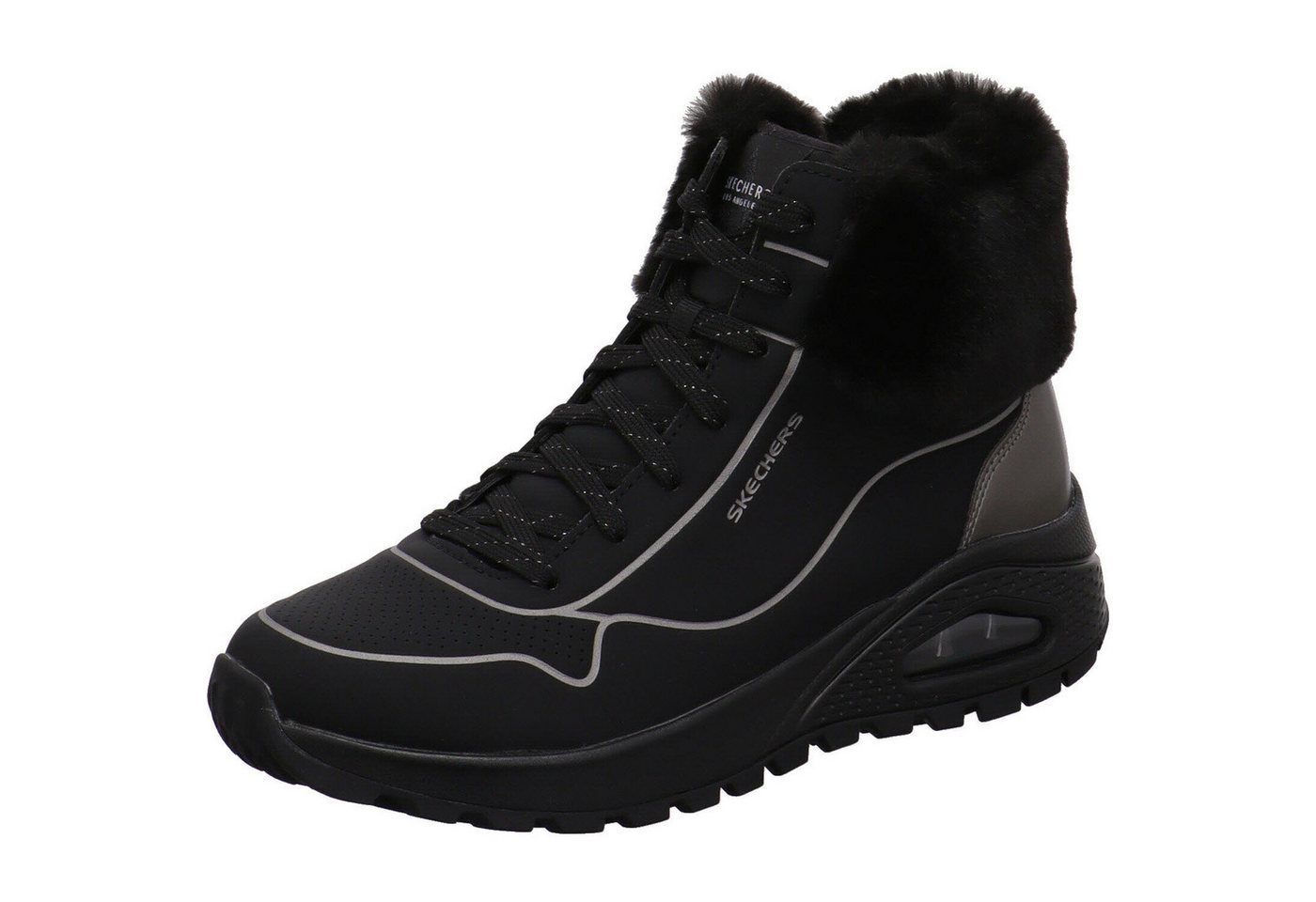 Skechers Uno Rugged - Fall Shimmer Schnürboots (schwarz)