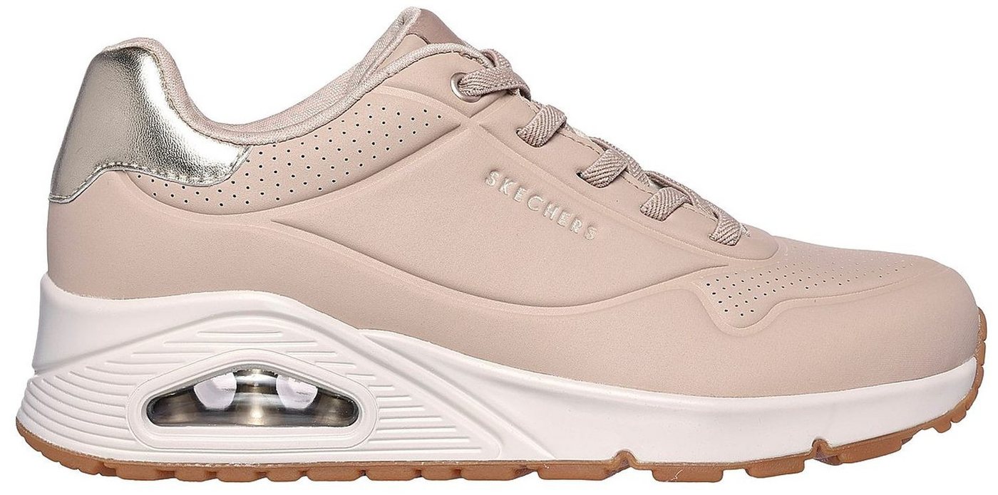 Skechers Uno Shimmer Away Beige NDE Sneaker