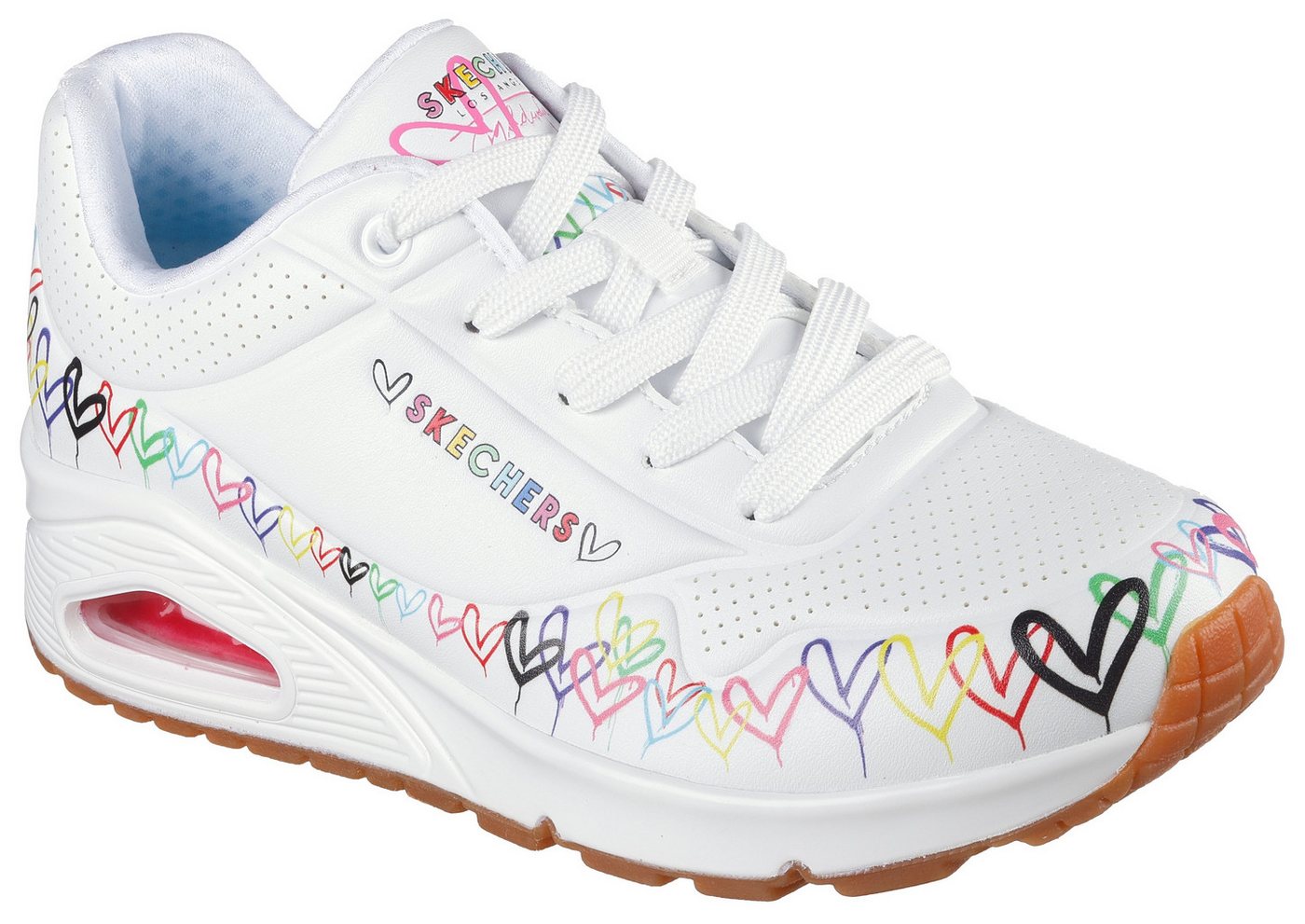 Skechers UNO Sneaker, Keilsneaker, Plateausneaker mit bedruckter Sohle