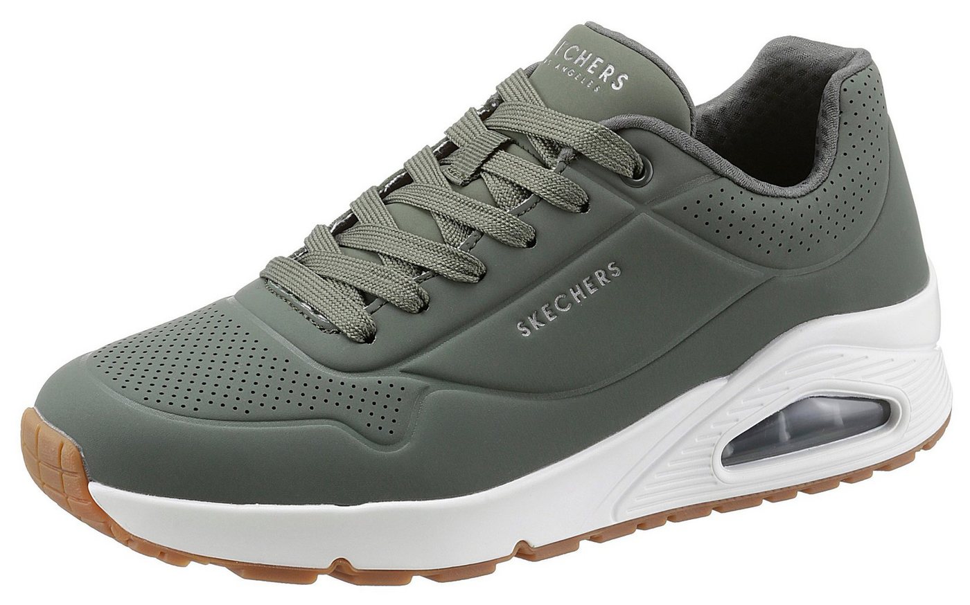 Skechers Uno - Stand on Air Sneaker Freizeitschuh, Halbschuh, Schnürschuh mit Air-Cooled Memory Foam