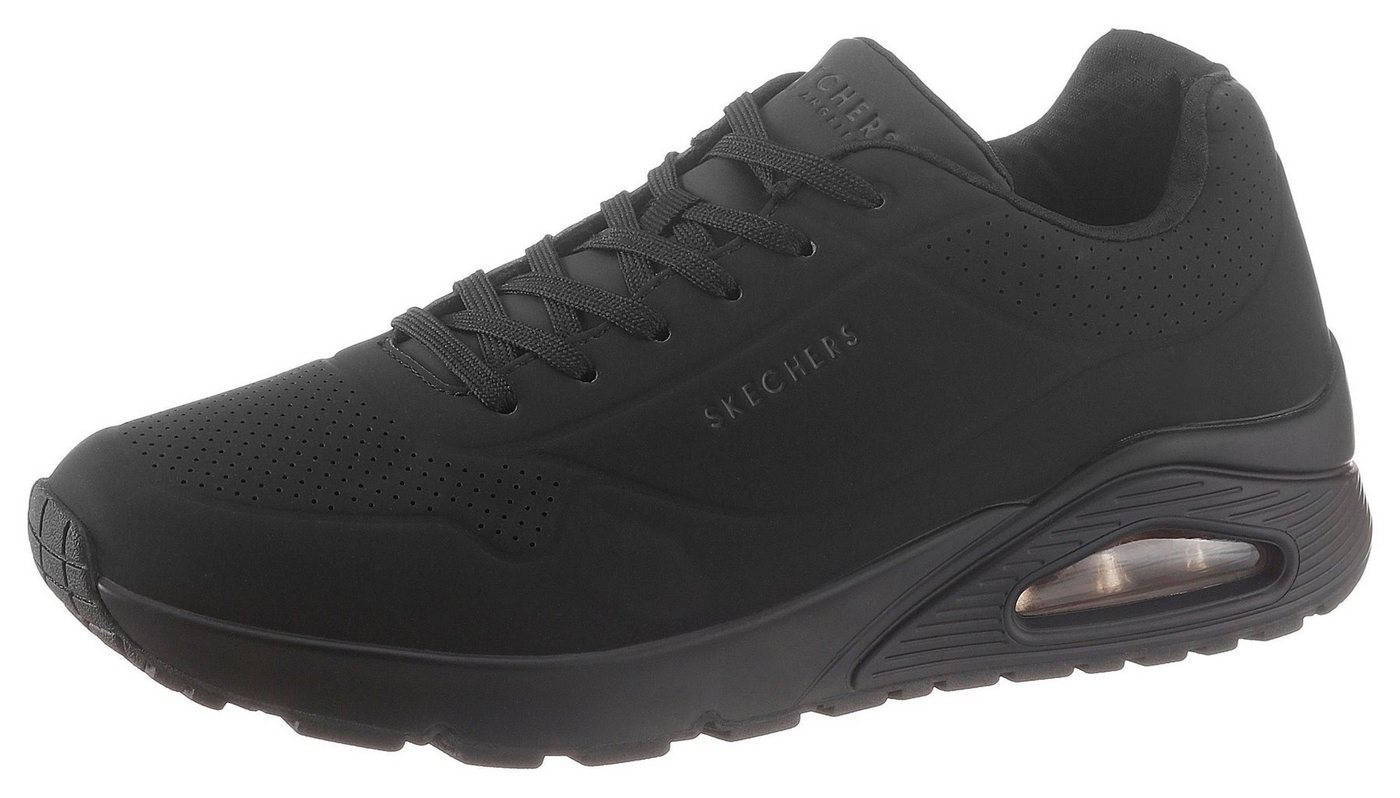 Skechers Uno - Stand on Air Sneaker, Freizeitschuh, Halbschuh, Schnürschuh mit extra Dämpfung