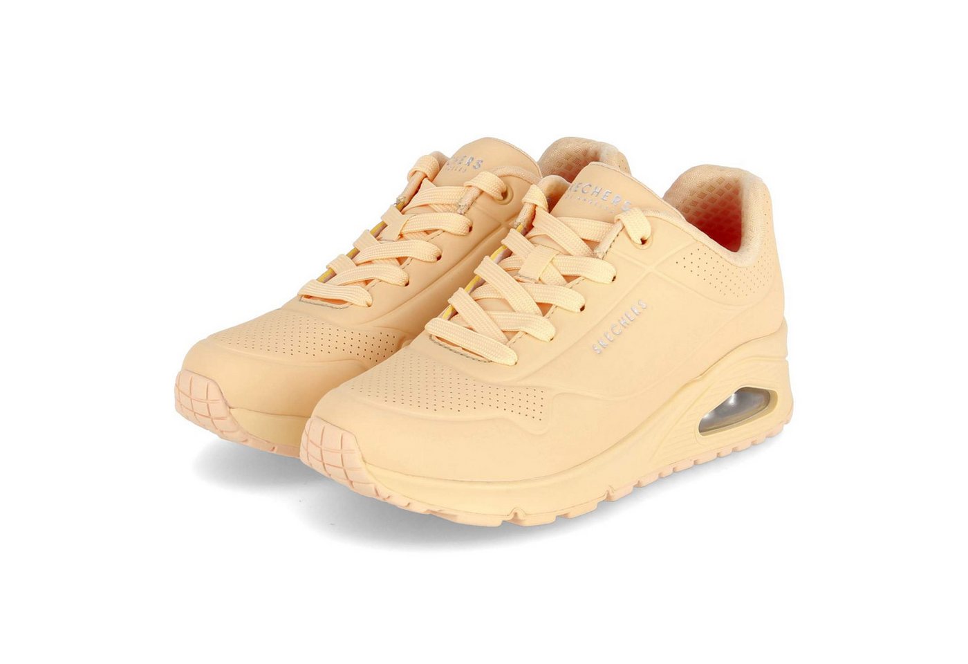Skechers 73690 ORYL Damen Synthetik orange Schnürschuh
