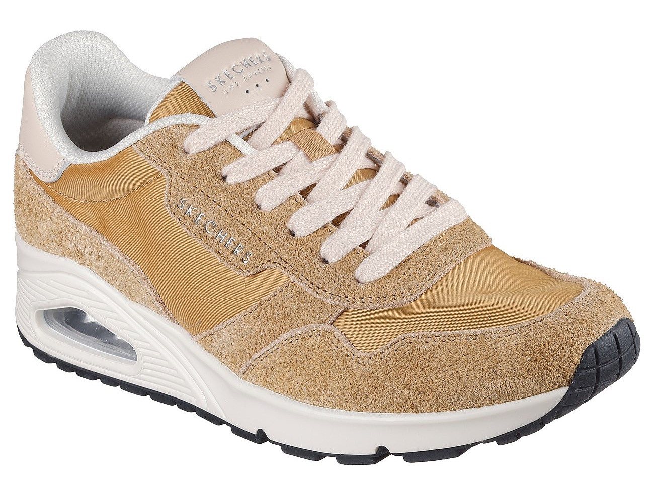 Skechers UNO-VINTAGE DAYZ Sneaker Keilsneaker, Plateausneaker, Schnürschuh im Vintage-Look (gelb)