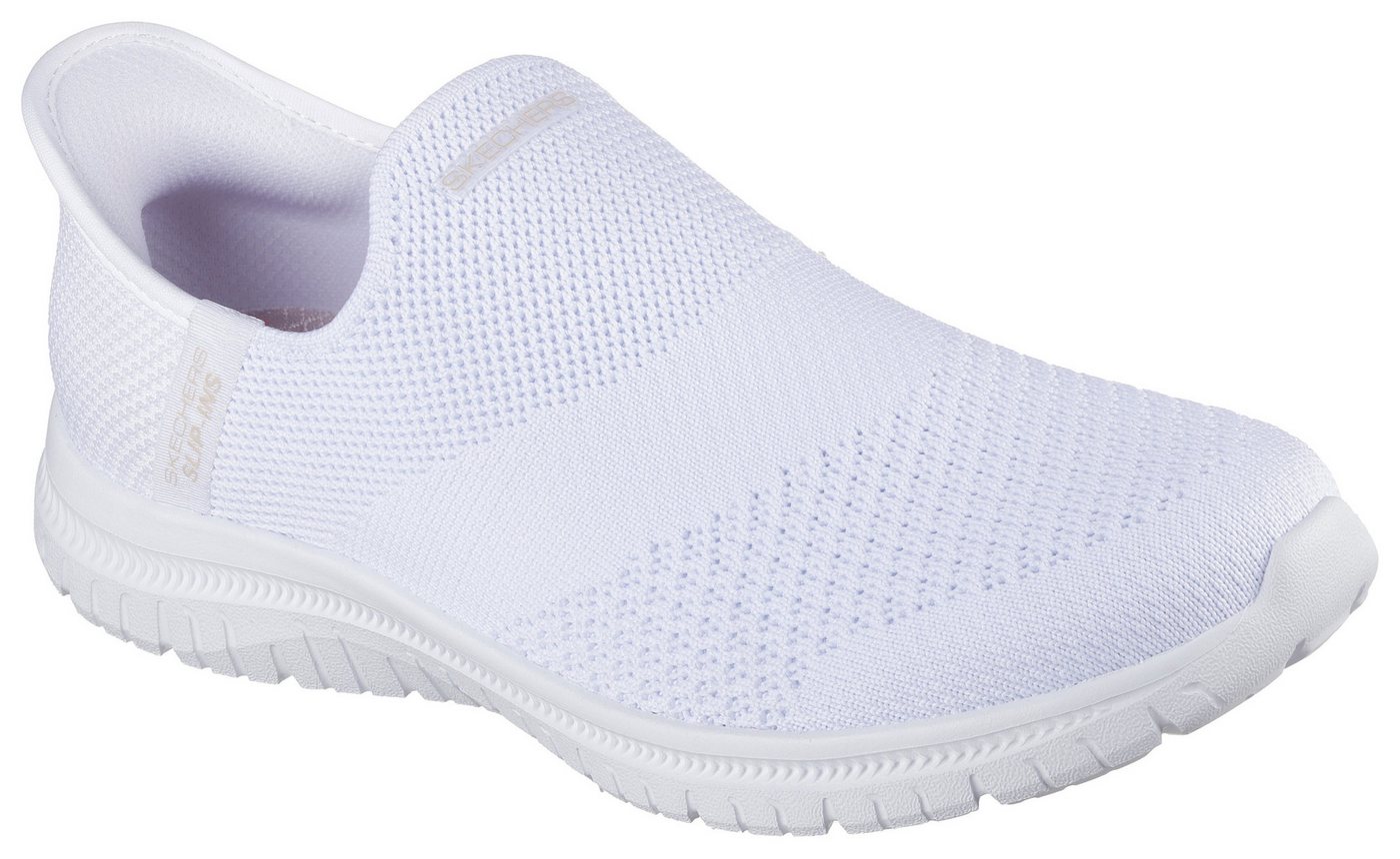 Skechers VIRTUE-SLEEK Slip-On Sneaker, Slipper, Freizeitschuh mit gepolstertem Heel-Pillow Fersenkissen