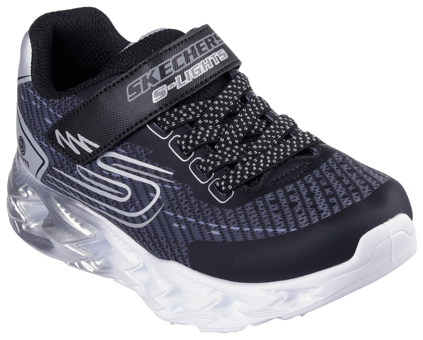 Skechers VORTEX 2.0 Sneaker, Blinkschuh mit Klettverschluss, Größenschablone zum Download