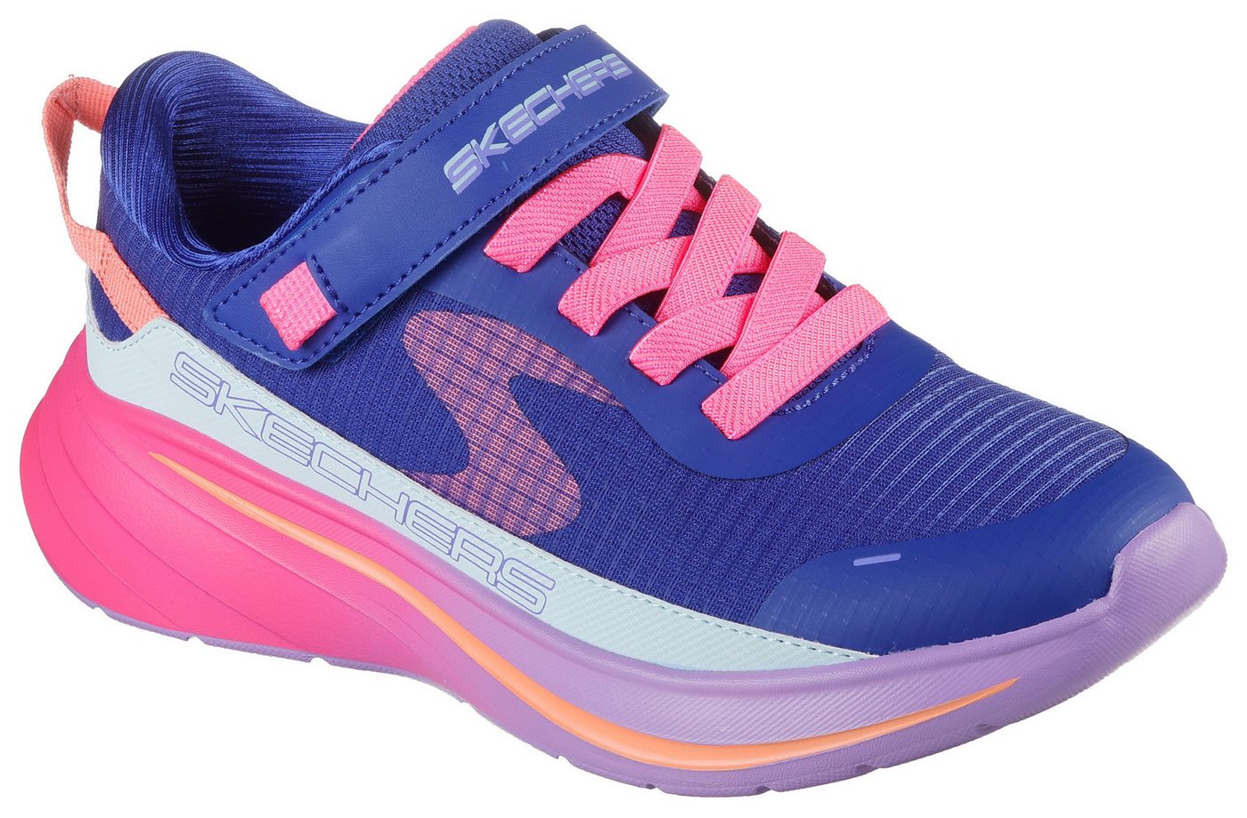 Skechers WAVE 92 Sneaker Halbschuh mit Klettverschluss, Größenschablone zum Download (blau)
