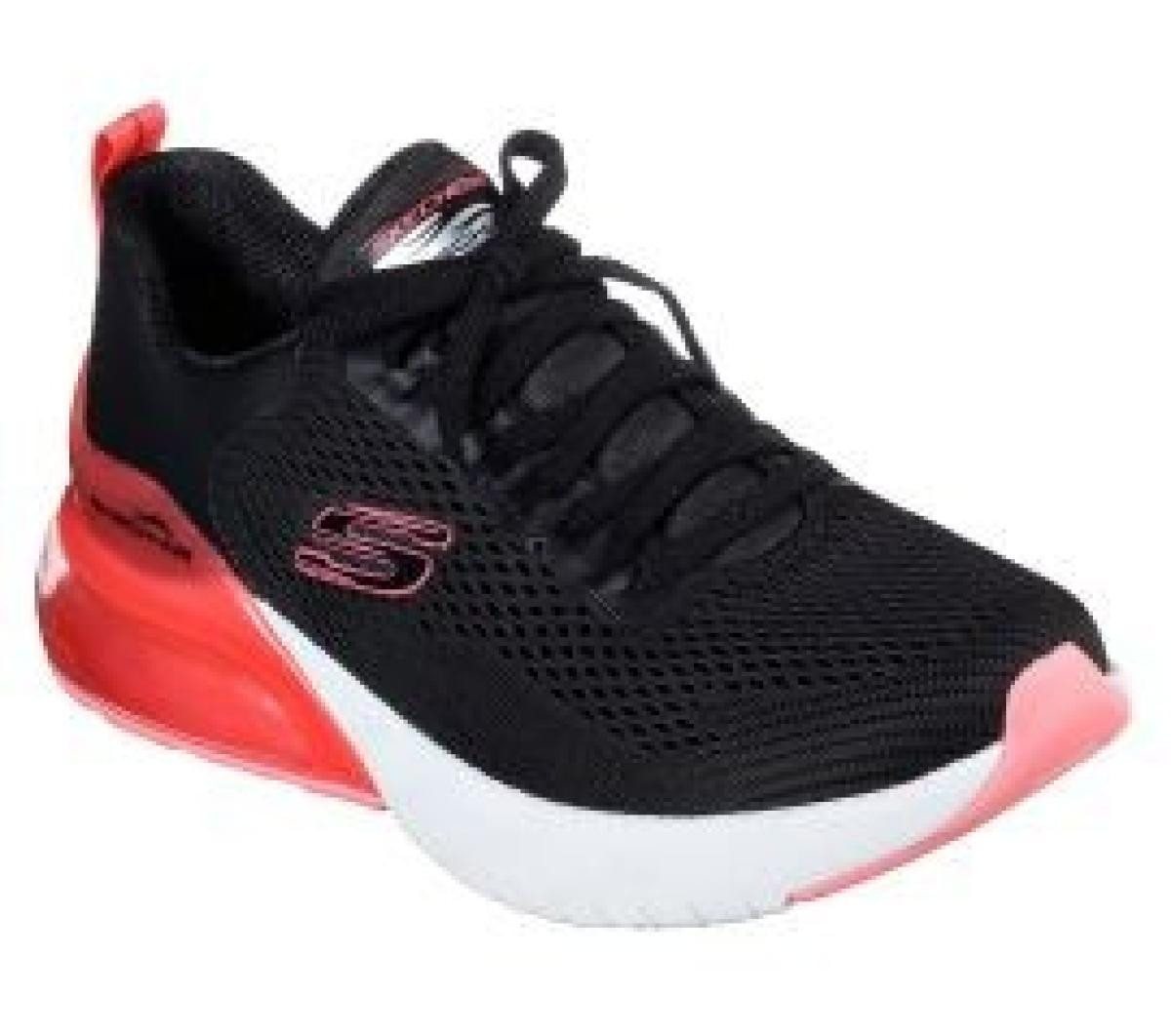 Skechers Wind Breeze schwarz/rot Sneaker