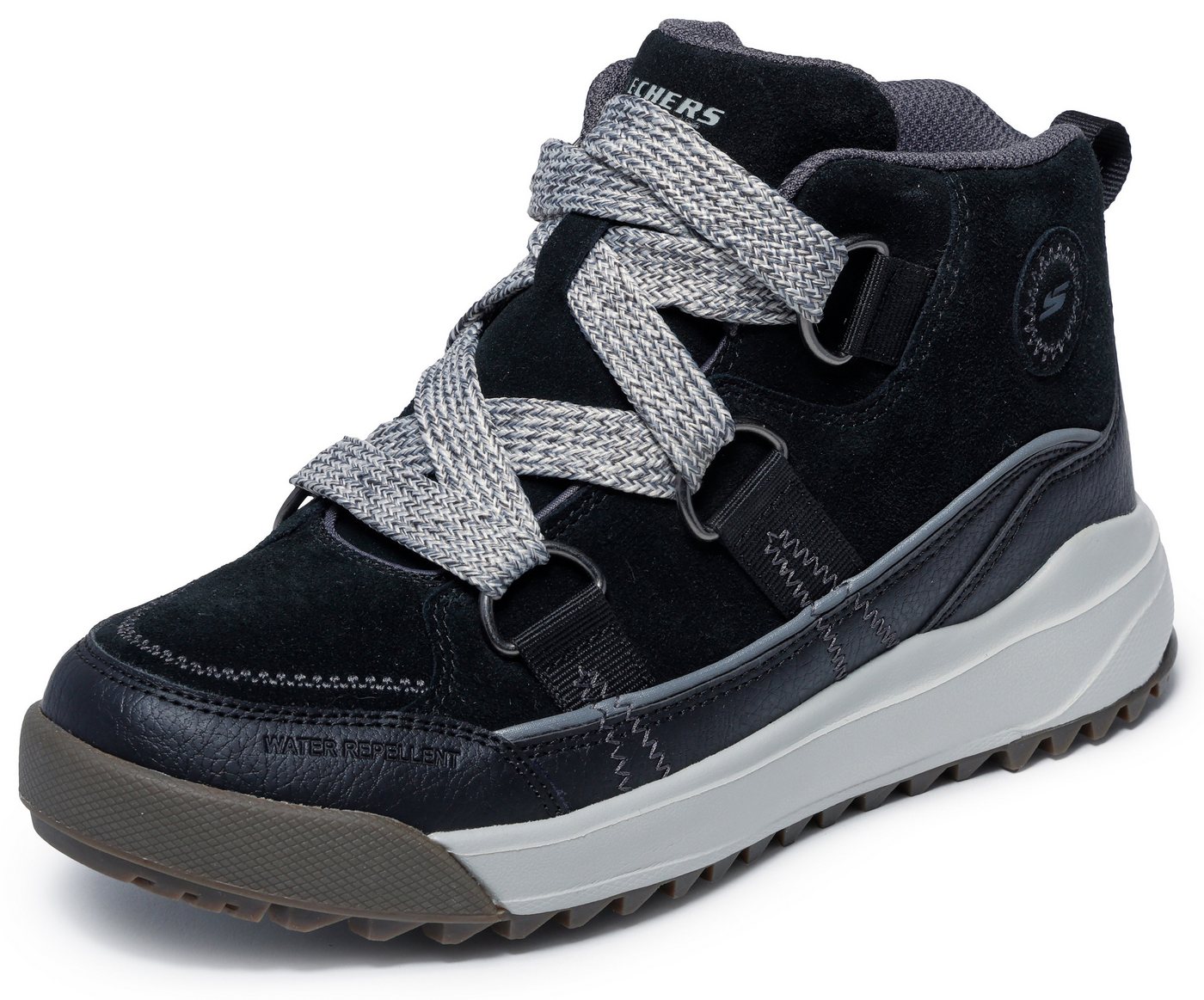 Skechers YANA Schnürboots High Top Sneaker, Schnürschuh mit auffälliger Schnürung