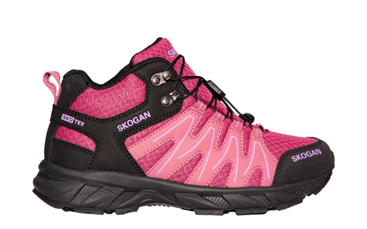 SKOGAN Pertuun Mid Cut Damen Leichtwanderschuh mit SKO-TEX Membrane pink Outdoorschuh