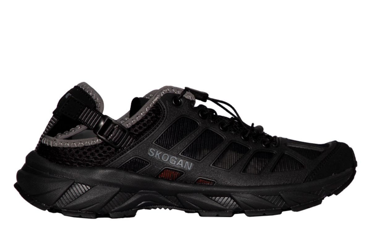 SKOGAN Saletaan leichte Wandersandale Royalblau und schwarz Outdoorsandale (schwarz)