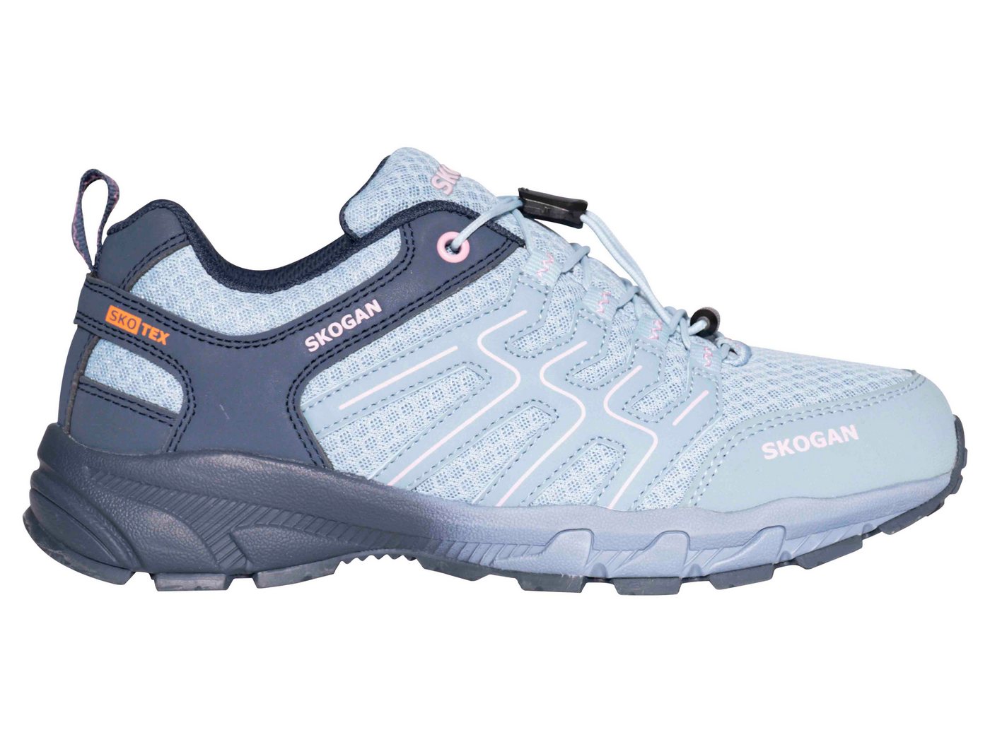 SKOGAN SKO-Runner Damen Leichtwanderschuh mit wasserdichter Membrane Outdoorschuh wasserdicht