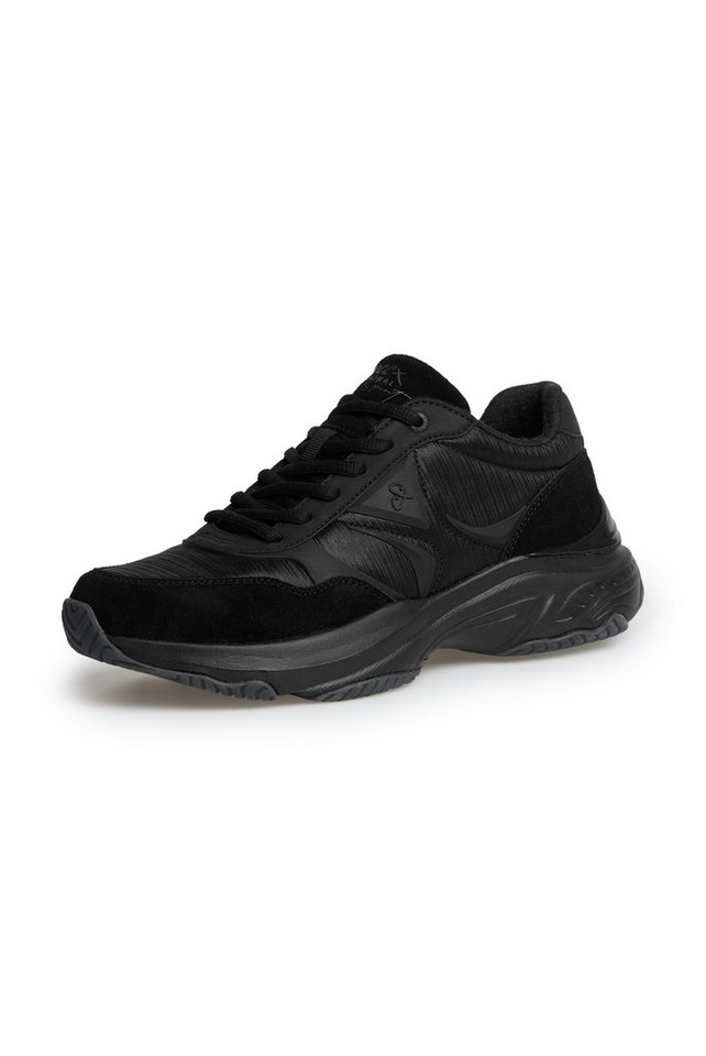SOCCX Sneaker mit Wechselfußbett (schwarz)