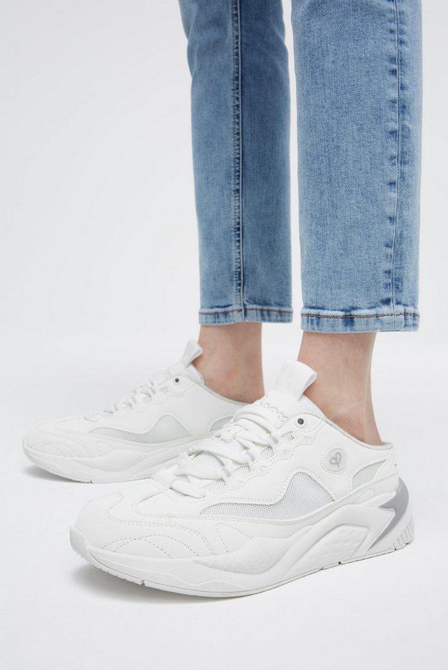 SOCCX Sneaker mit Wechselfußbett (weiß)