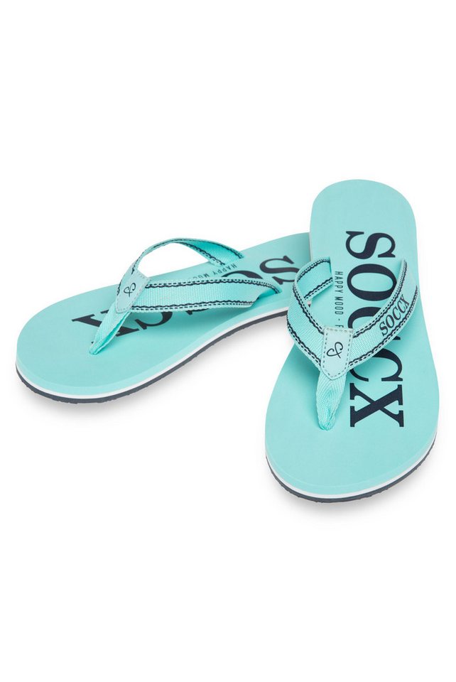 SOCCX Zehentrenner mit Logo-Applikation