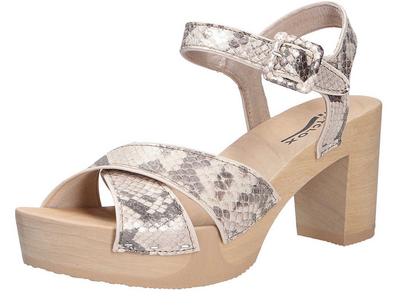 Softclox Damen Sandale ELLIS beige Größe Plateausandaletten