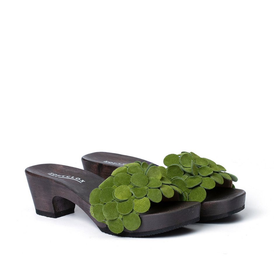Softclox KAMILLA Kaschmir kiwi (dunkel) Pantolette