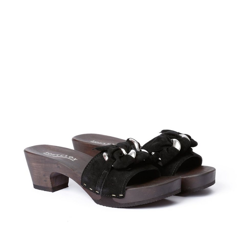 Softclox KORALIE Kaschmir schwarz (dunkel) Pantolette
