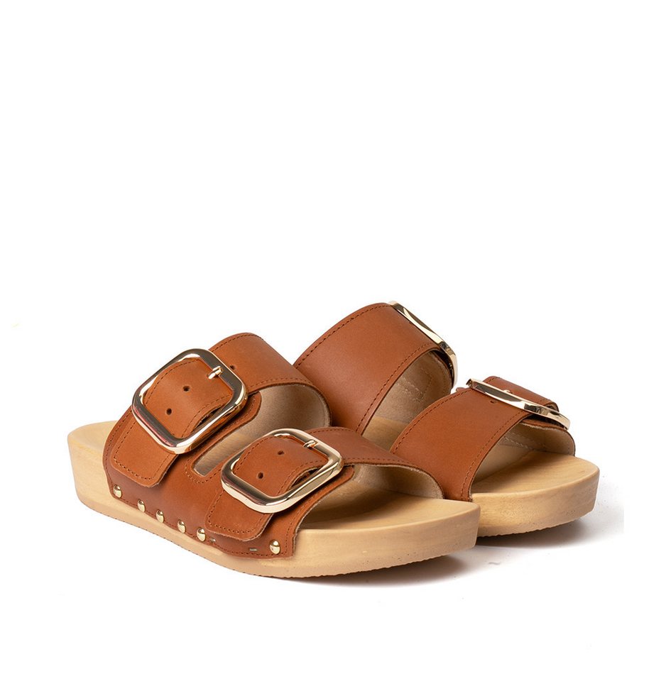 Softclox LENA Softnappa cognac (natur) Pantolette